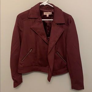 PHILOSOPHY Faux leather Women’s blazer jacket